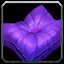 Weiches violettes Kissen