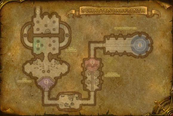 Schattenlabyrinth Karte