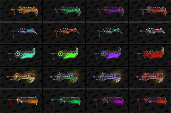 Kriegsschwerter der Valarjar - Designs und Farben