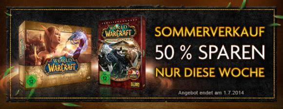 Sommerverkauf – Spart 50 % beim Kauf von World of Warcraft und Mists of Pandaria