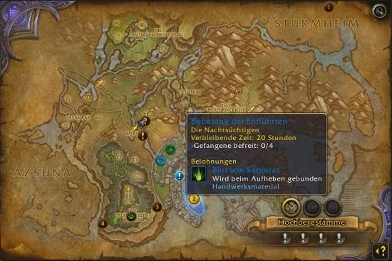Welt Quests in Legion