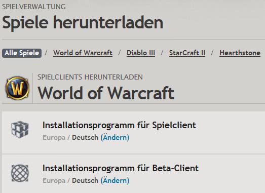 Deutscher Beta-Client für Warlords of Draenor