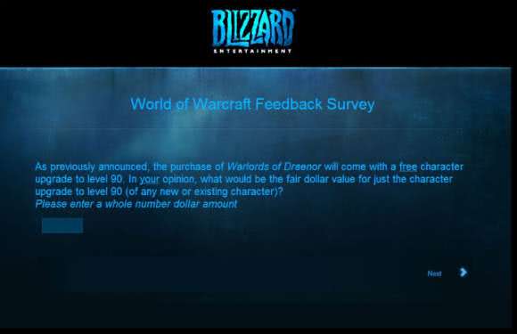 Umfrage zu Warlords of Draenor, dem Jahrespass und Charakter 90 Boost