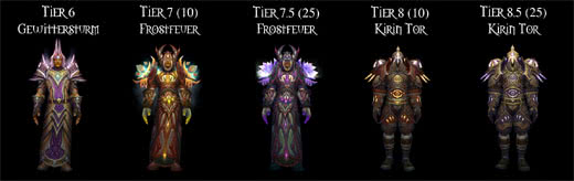 Magier Tier 6 - Tier 8 Sets