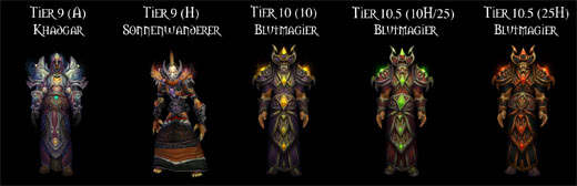 Magier Tier 9 - Tier 10 Sets