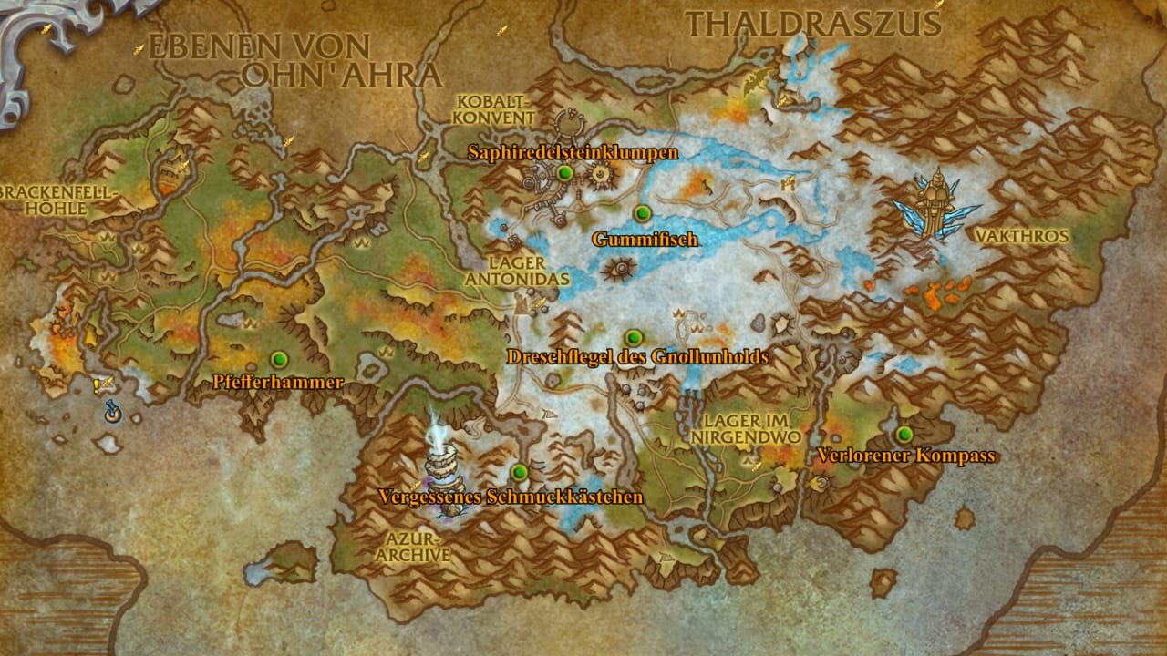 Schätze des Azurblauen Gebirges - World of Warcraft