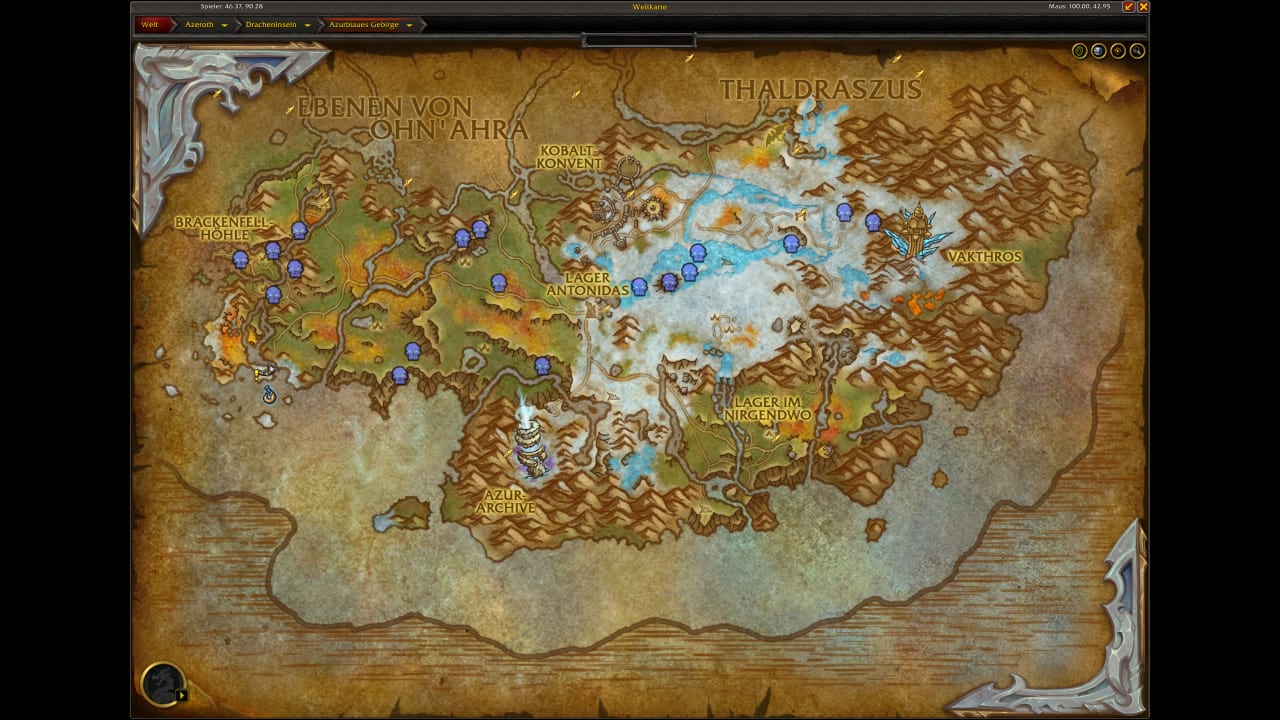 Seltene Gegner im Azurblauen Gebirge - World of Warcraft
