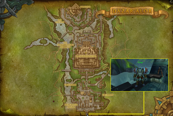 Battle for Azeroth Forschungen für Allianz Horde