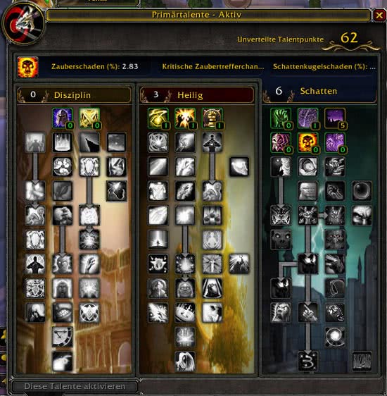 Interface Talente