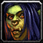 Weibliche Orcmaske
