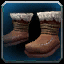 Blaue Pantoffeln des Fallenstellers