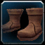 Hässliche weiße Stiefel
