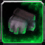 Satinhandschuhe des wilden Gladiators