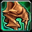Tiefgrüner Helm des Drakoniden