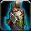 Lederhelm des stolzen Gladiators