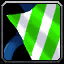 Geschenkpapier mit blauem Band