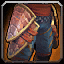 Kettengamaschen des drakonischen Gladiators