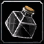 Leere Apothekerflasche