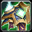 Satinmantel des zornerfüllten Gladiators