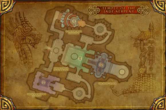 Tempel der Jadeschlange Kaarte, Map