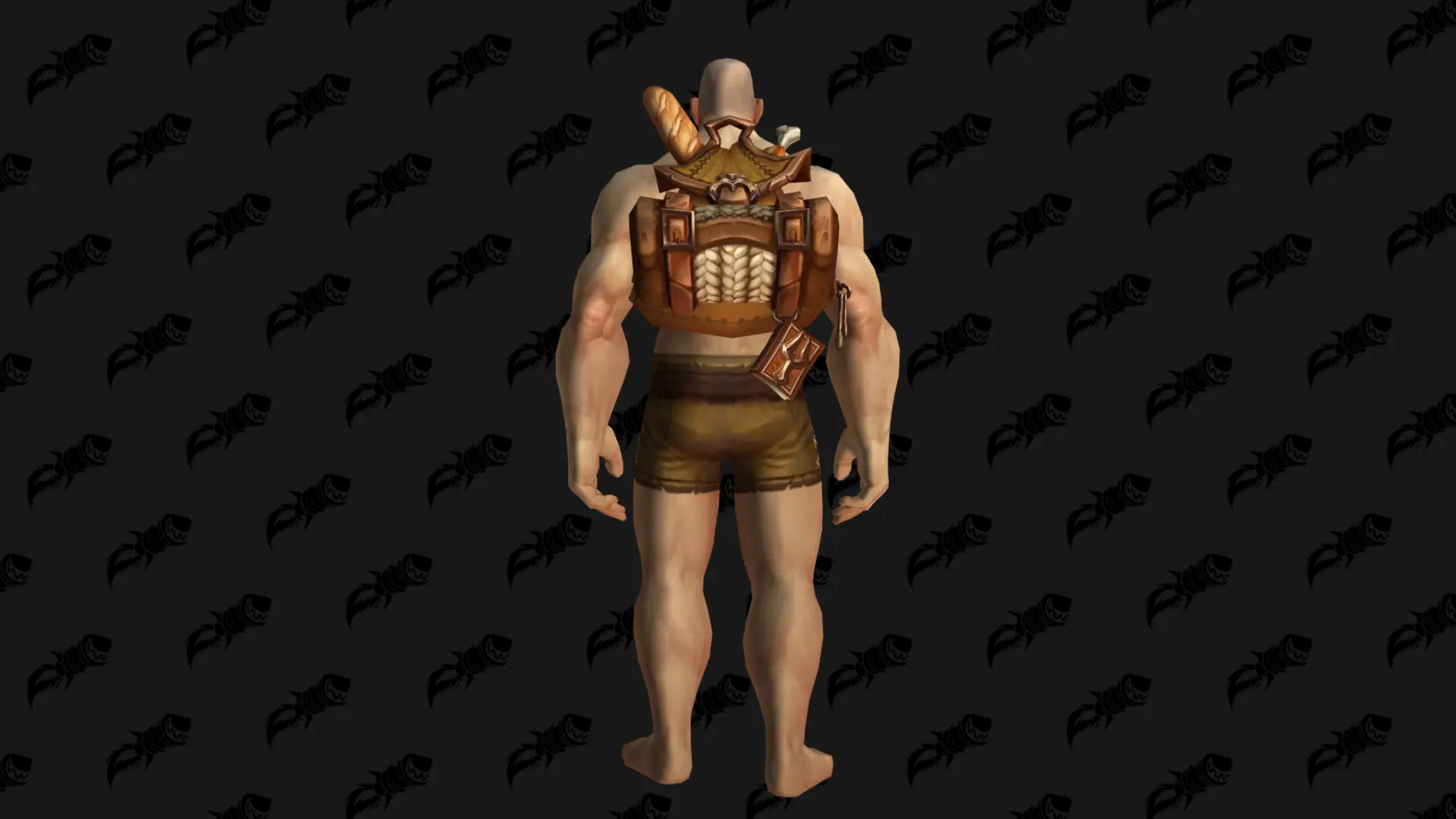 Oranger Pilgerfreudenrucksack - Belohnung beim Pilgerfreudenfest