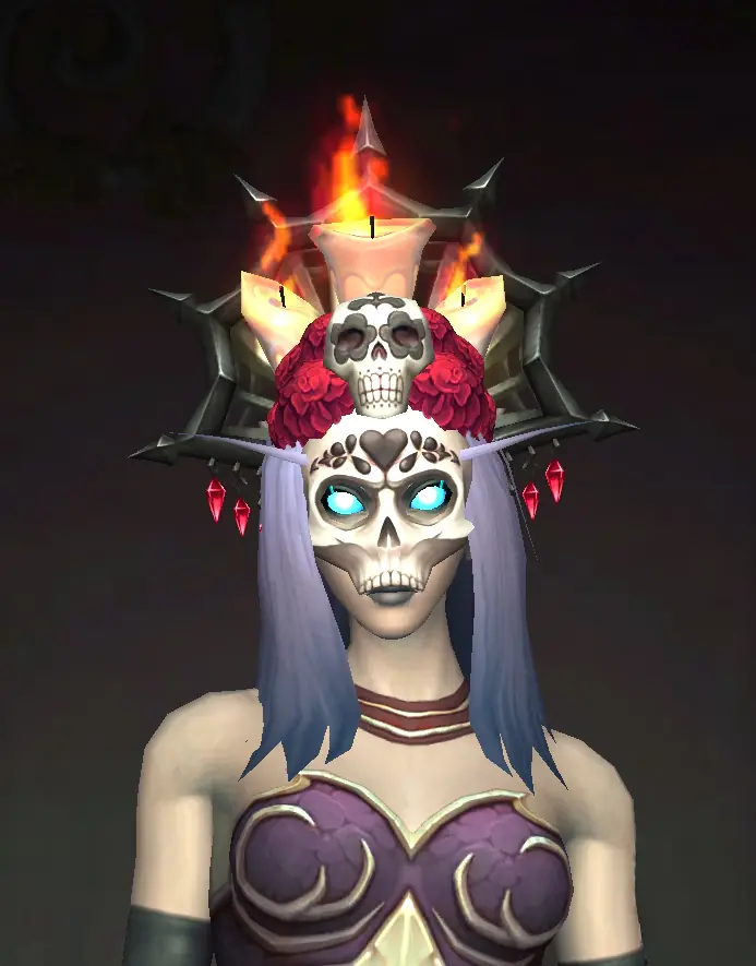 Tag der Toten Maske: Herzblütengedenkschleier