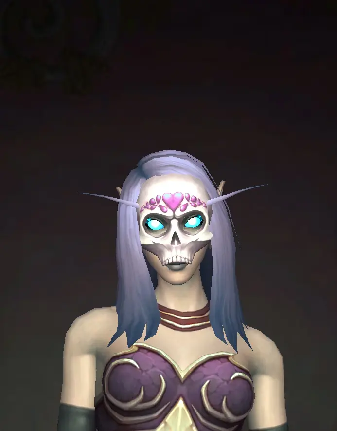 Tag der Toten Maske: Orchideentotenmaske