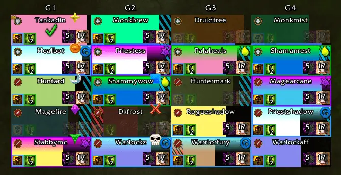 WoW Addon: Danders Frames