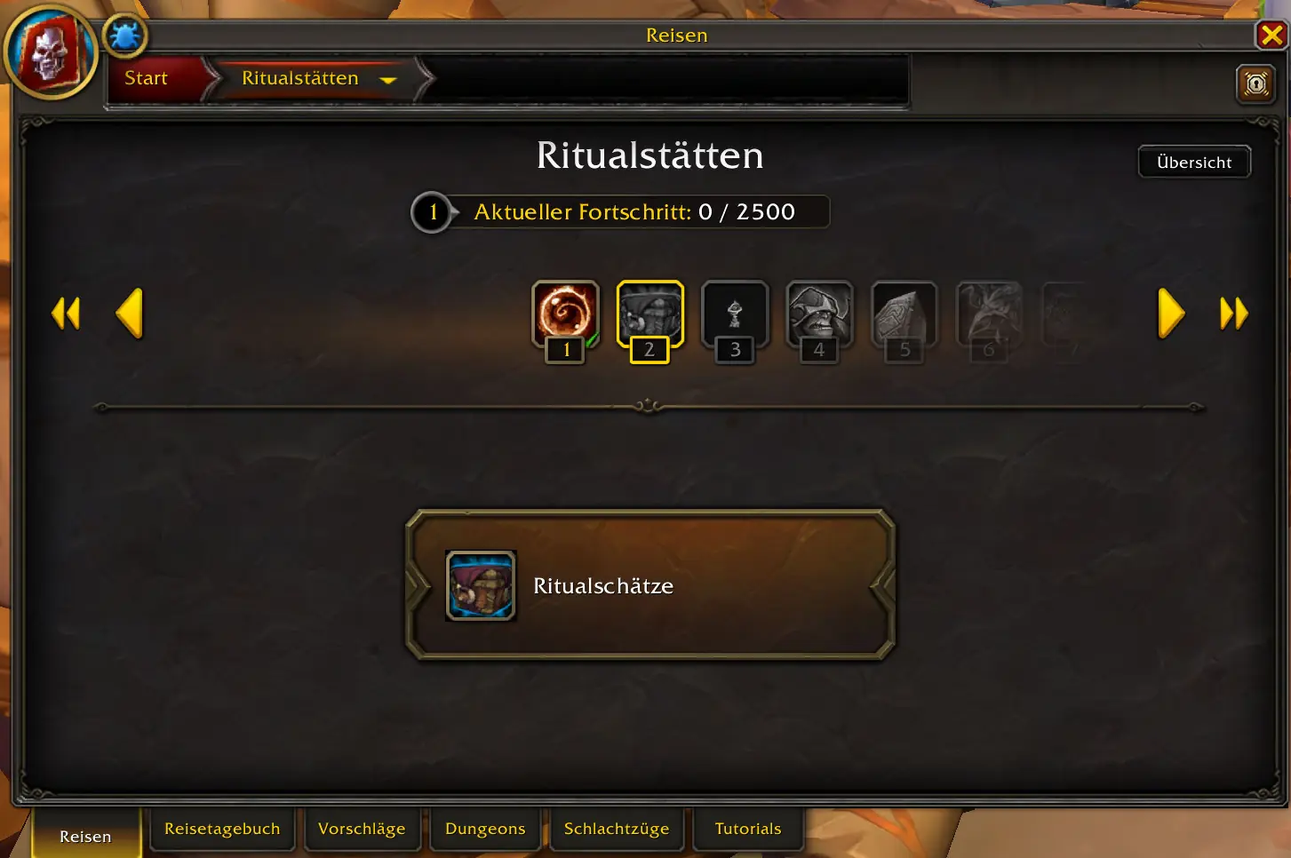 Ritualstätten Ruhmstufen