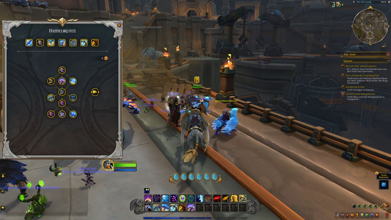 Himmelsreiten Fertigkeiten - World of Warcraft