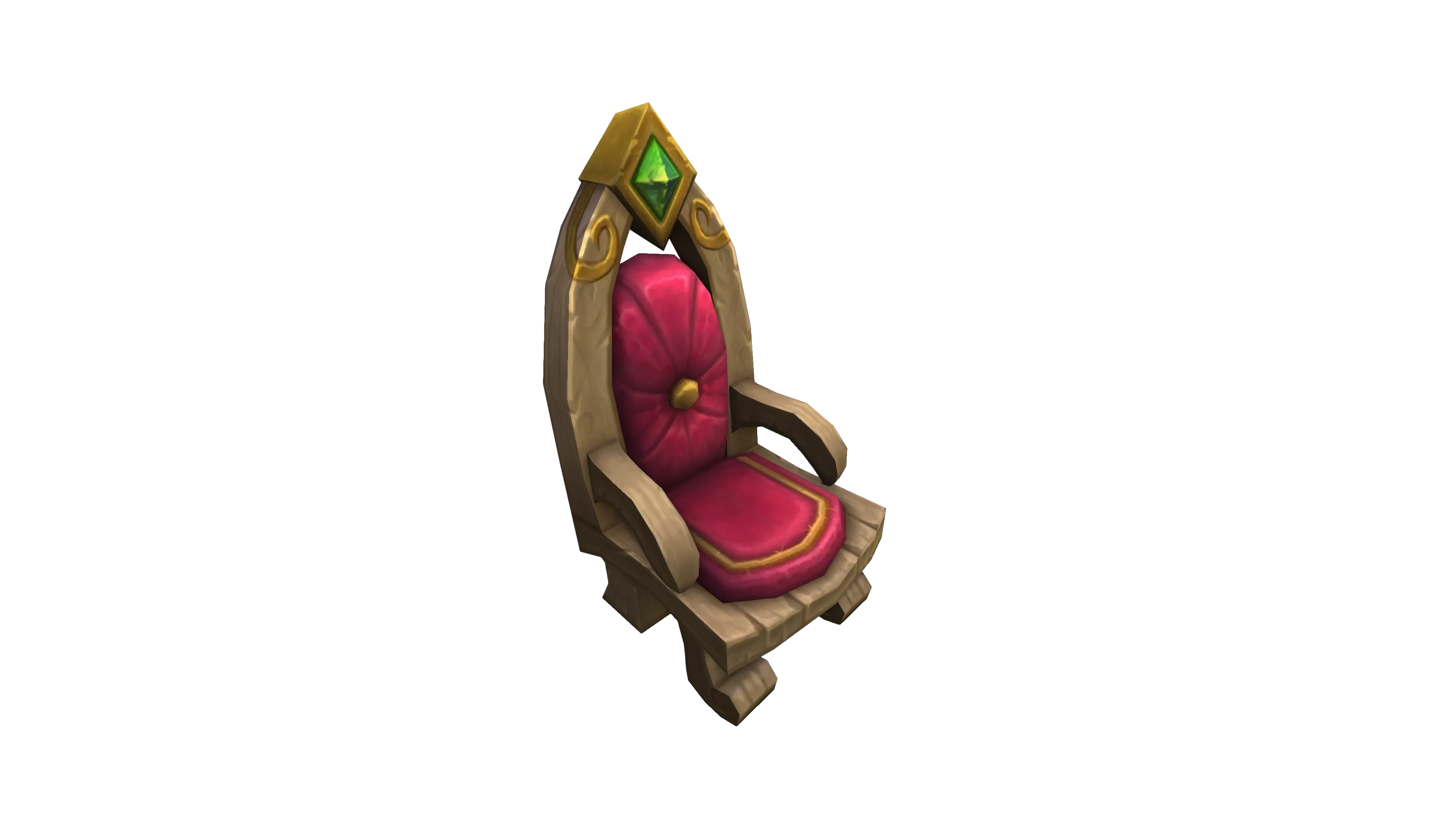 Holzstuhl aus Silbermond - Housing-Dekoration in World of Warcraft