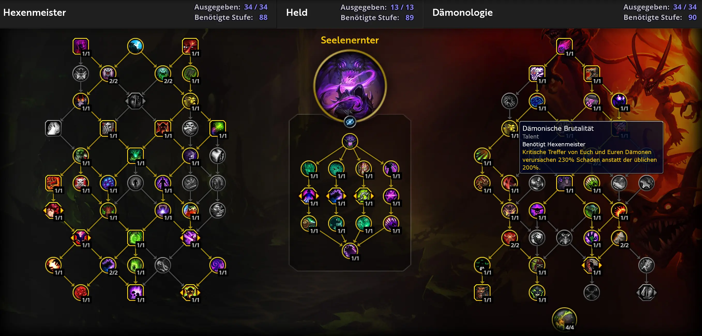 Die beste Skillung für den Dämonologie-Hexenmeister in WoW Midnight