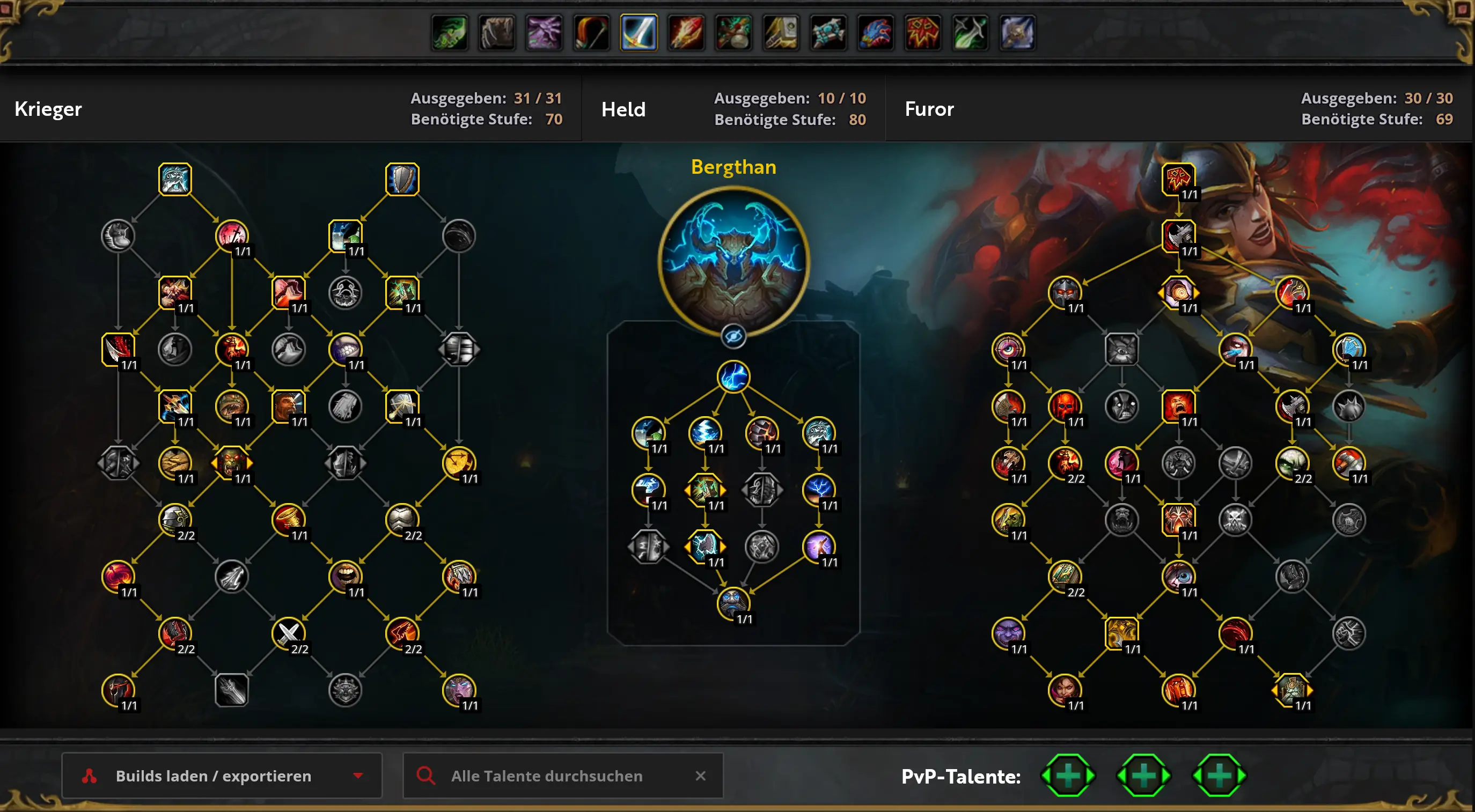 Die beste Skillung für den Furor-Krieger in WoW Midnight