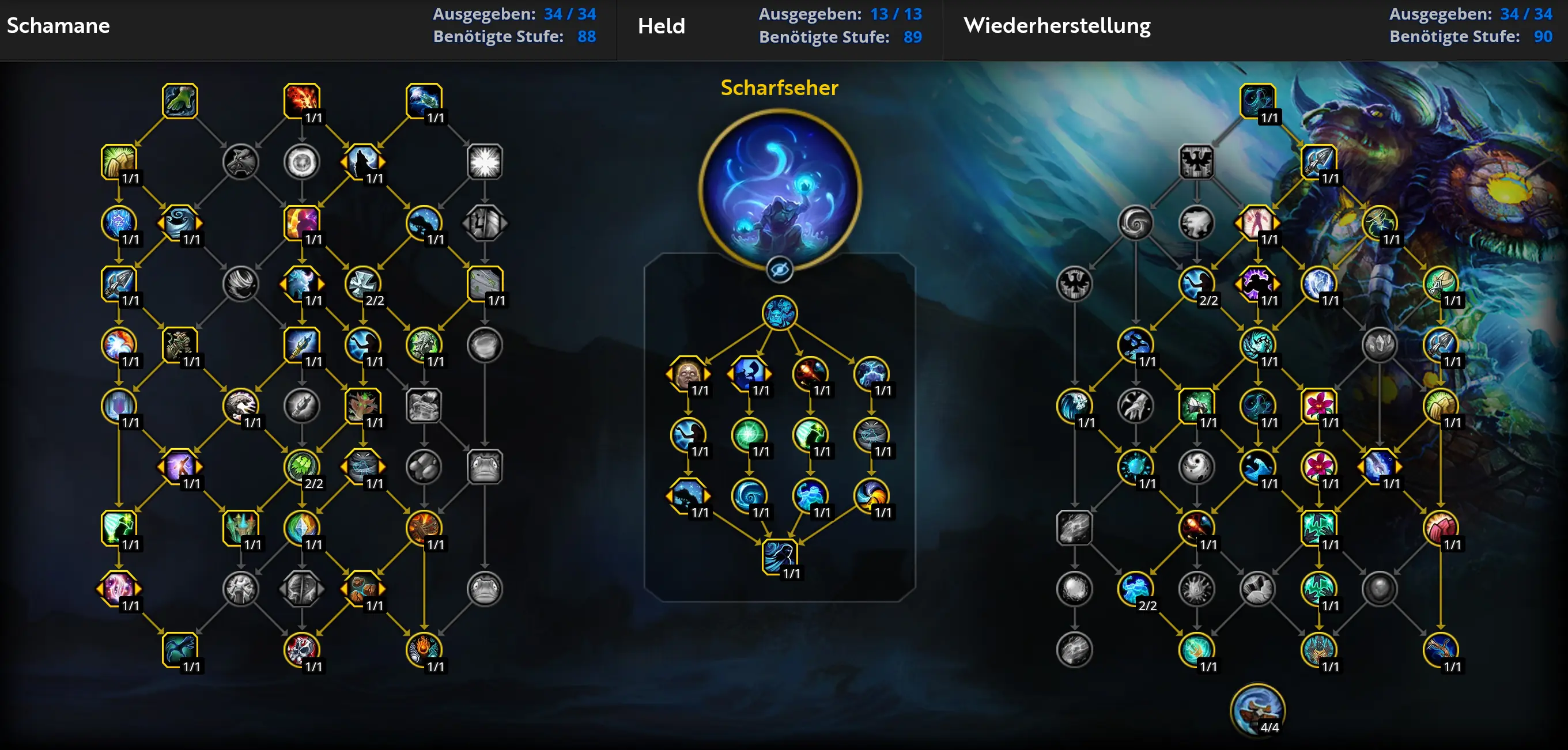 Die beste Skillung für den Wiederherstellungs-Schamanen in WoW Midnight