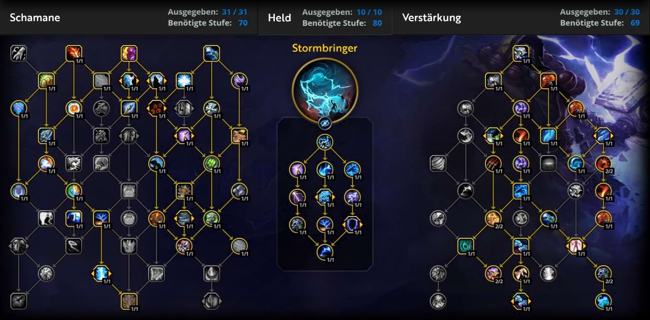 Multi-Target Skillung für den Verstärker-Schamanen in The War Within