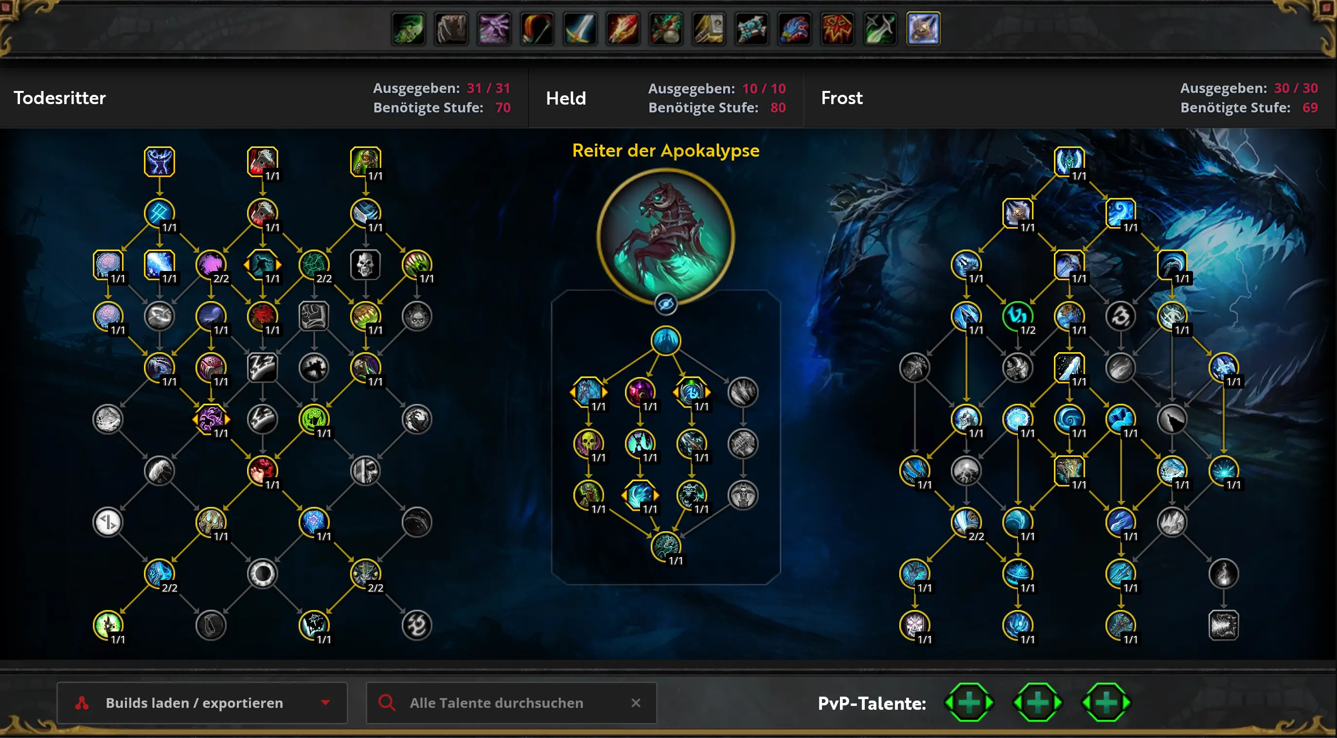 Die beste Skillung für den Frost-Todesritter in WoW Midnight