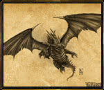 Drache (blau)