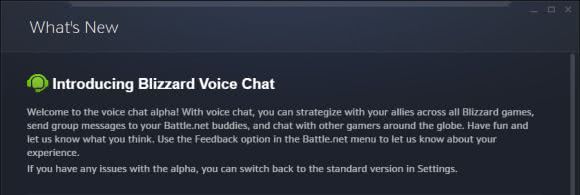 Blizzards Voice Chat