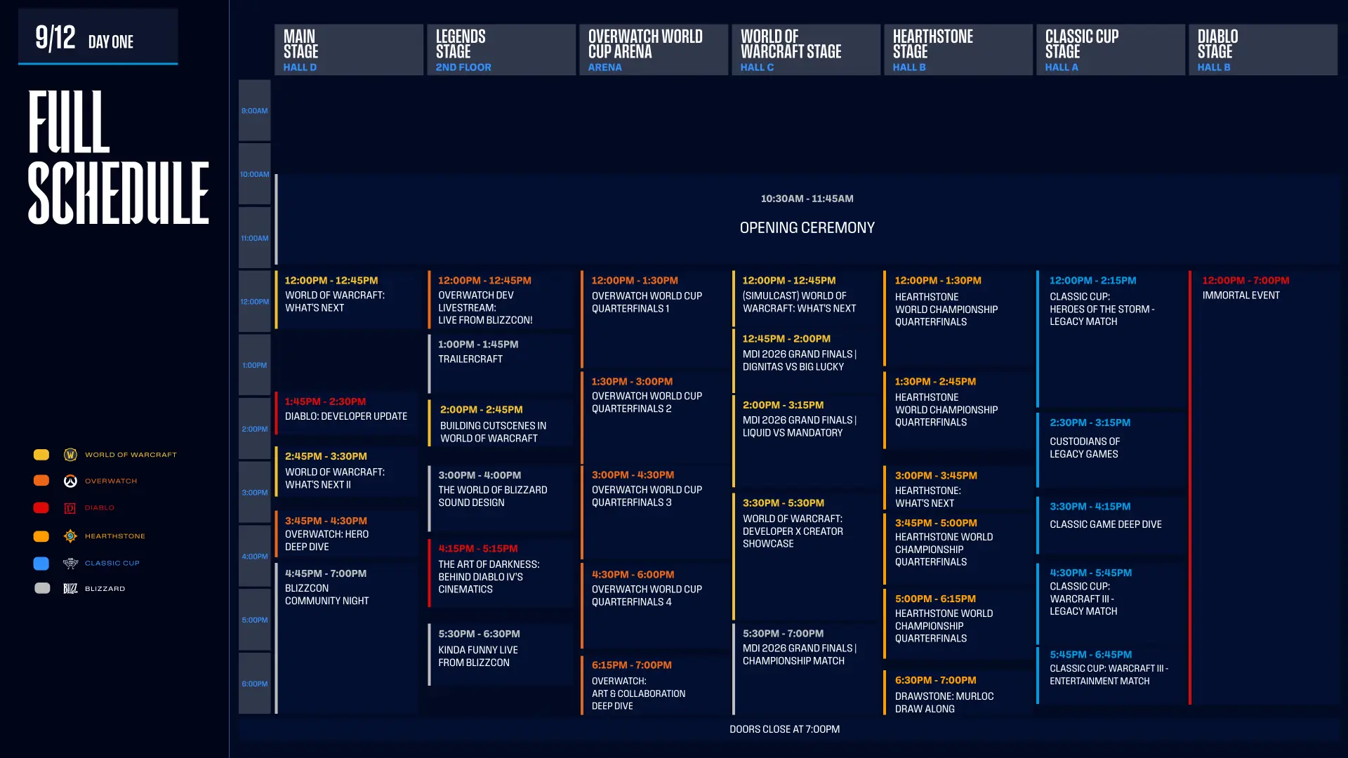 BlizzCon 2026: Zeitplan, Livestreams und WoW-Belohnungen im Überblick