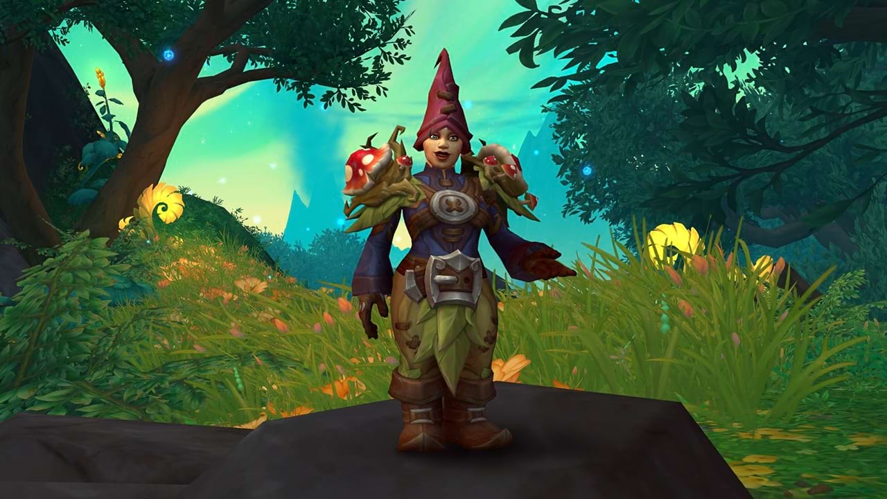 World of Warcraft: April Handelsposten 2025 neues Transmog: Ensemble: Wurzelgewand des Waldbewohners