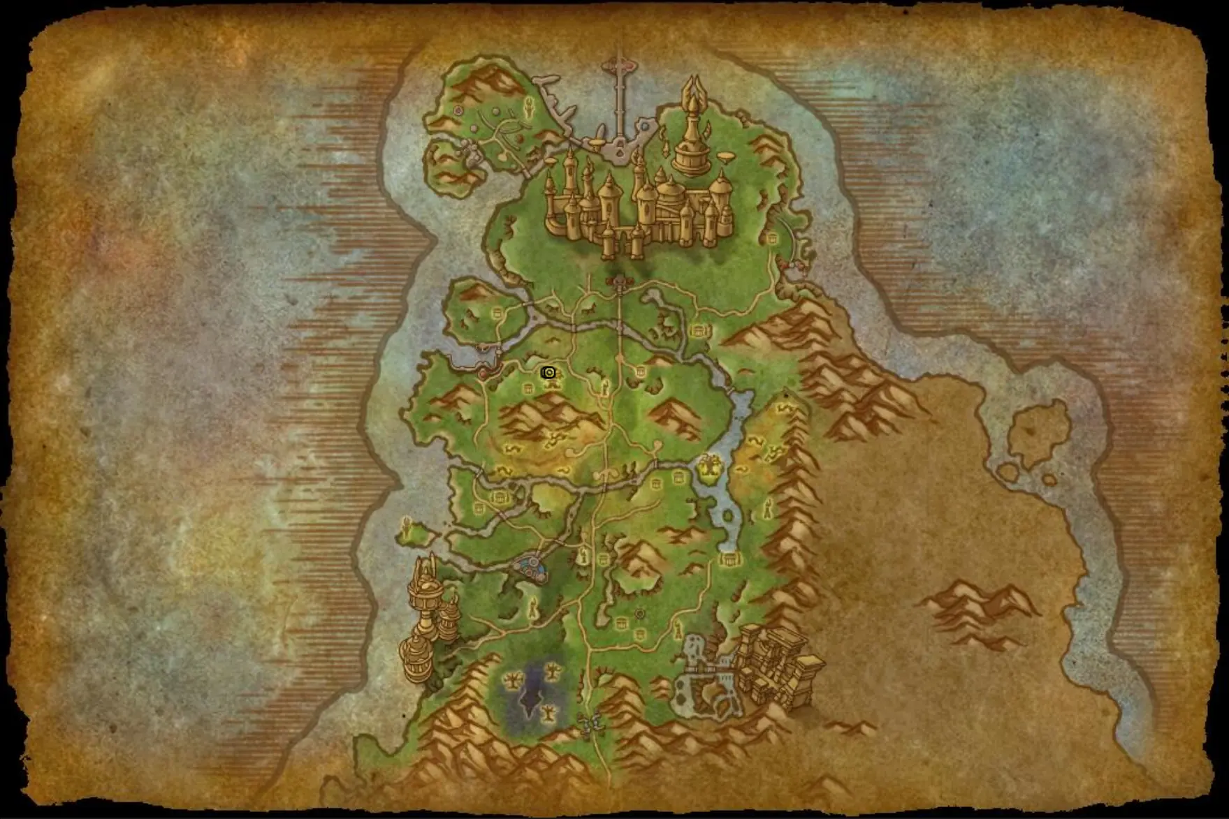 Position von Instrukteur Antheol auf der Karte vom Immersangwald