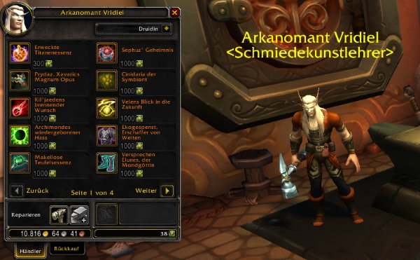 Spezifische Legendaries kaufen