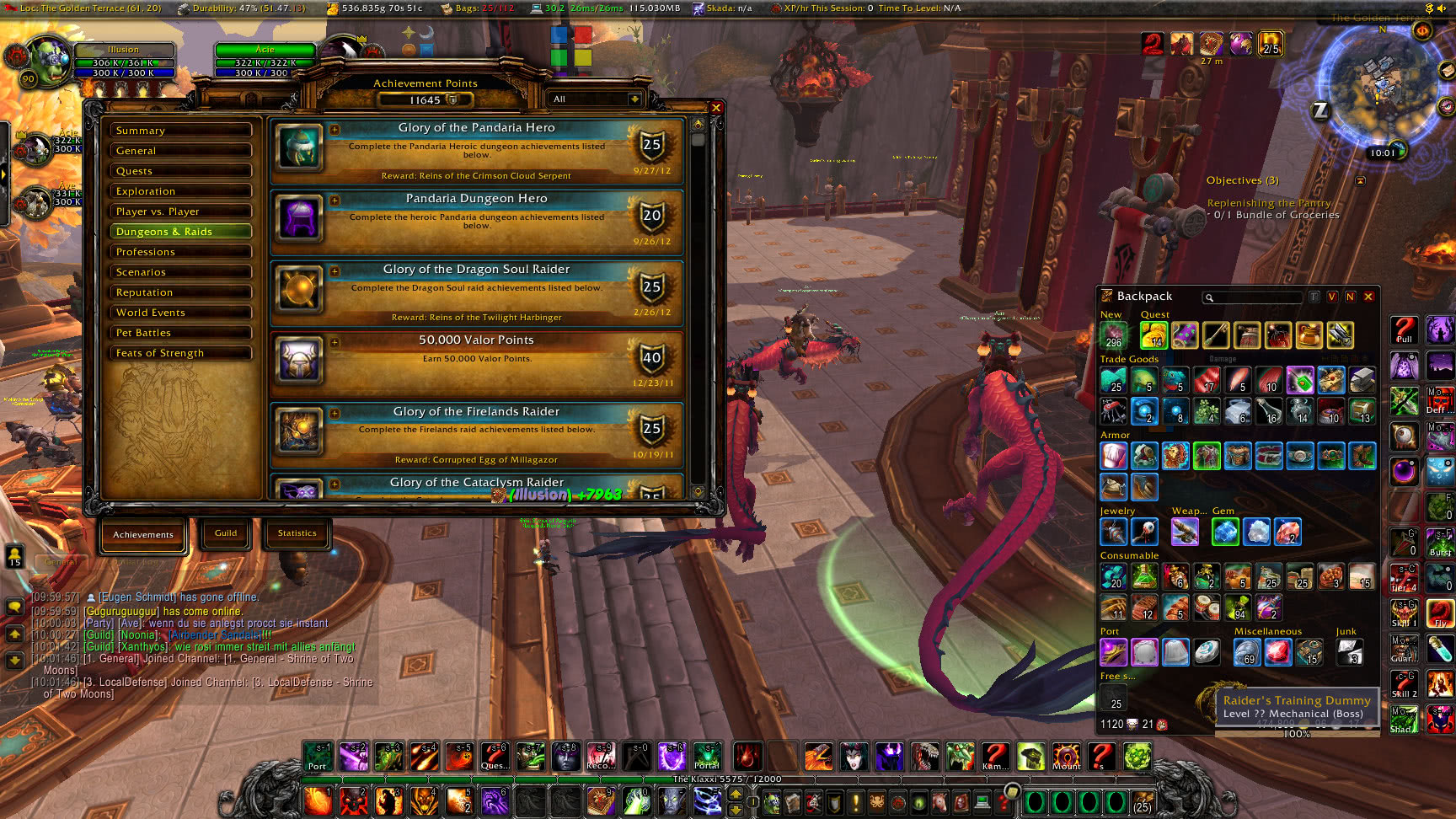 time walking mist of pandaria wow