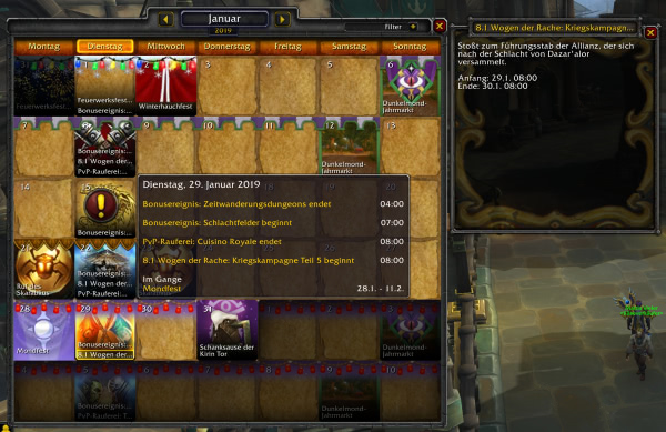 Schlacht von Dazar'alor Eröffnung