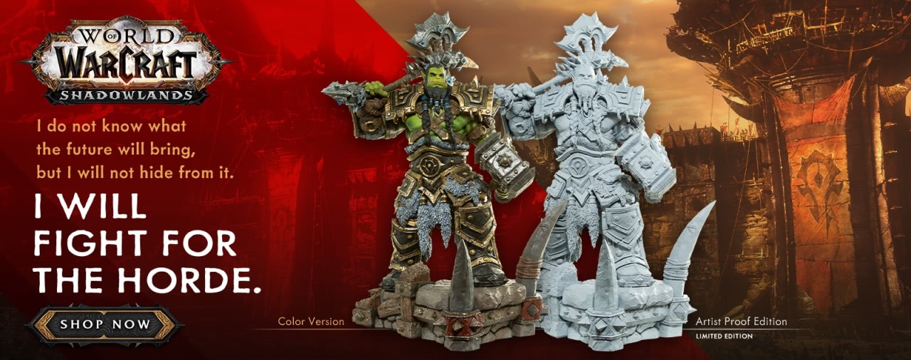 Thrall Statue und weitere neue Artikel im Blizzard Gear Store