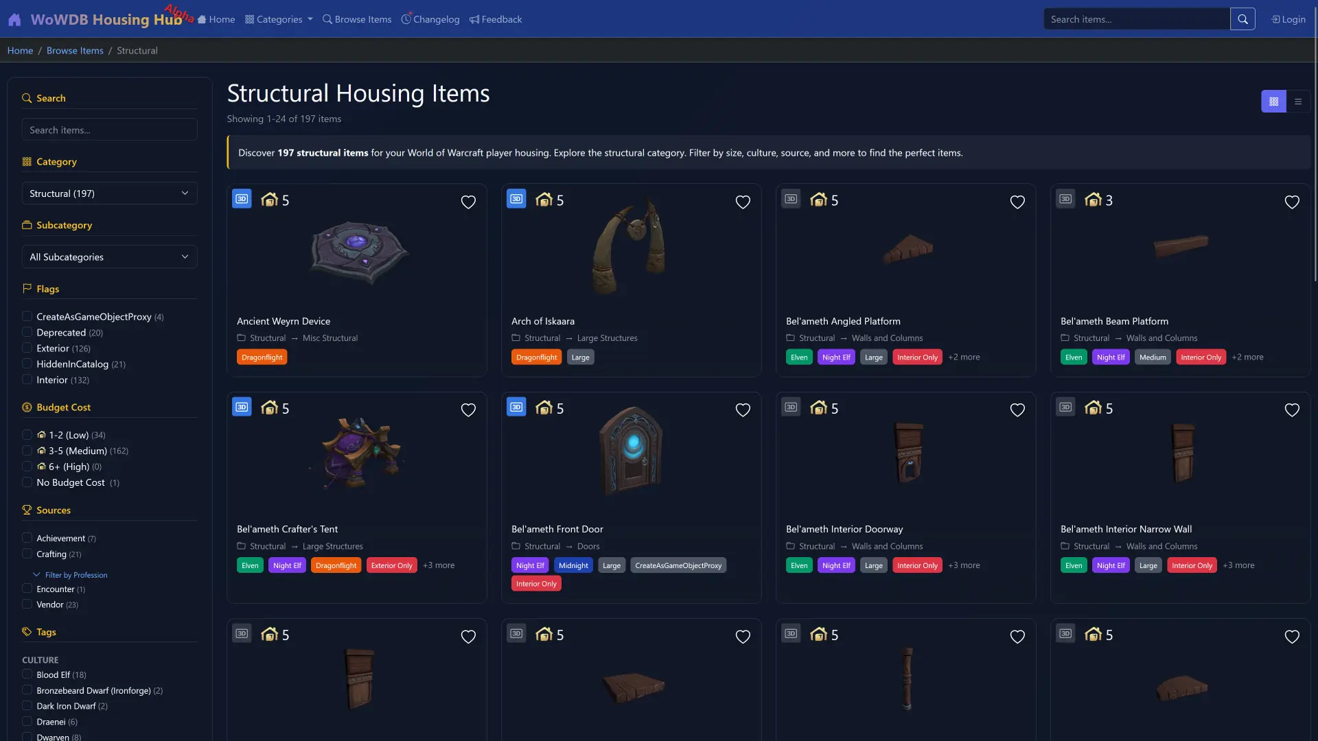WoW: Datenbank für alle Housing-Dekorationen in Midnight