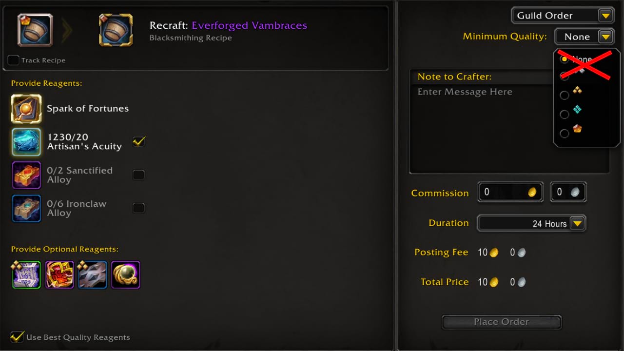 World of Warcraft Midnight vereinfacht das Handwerk
