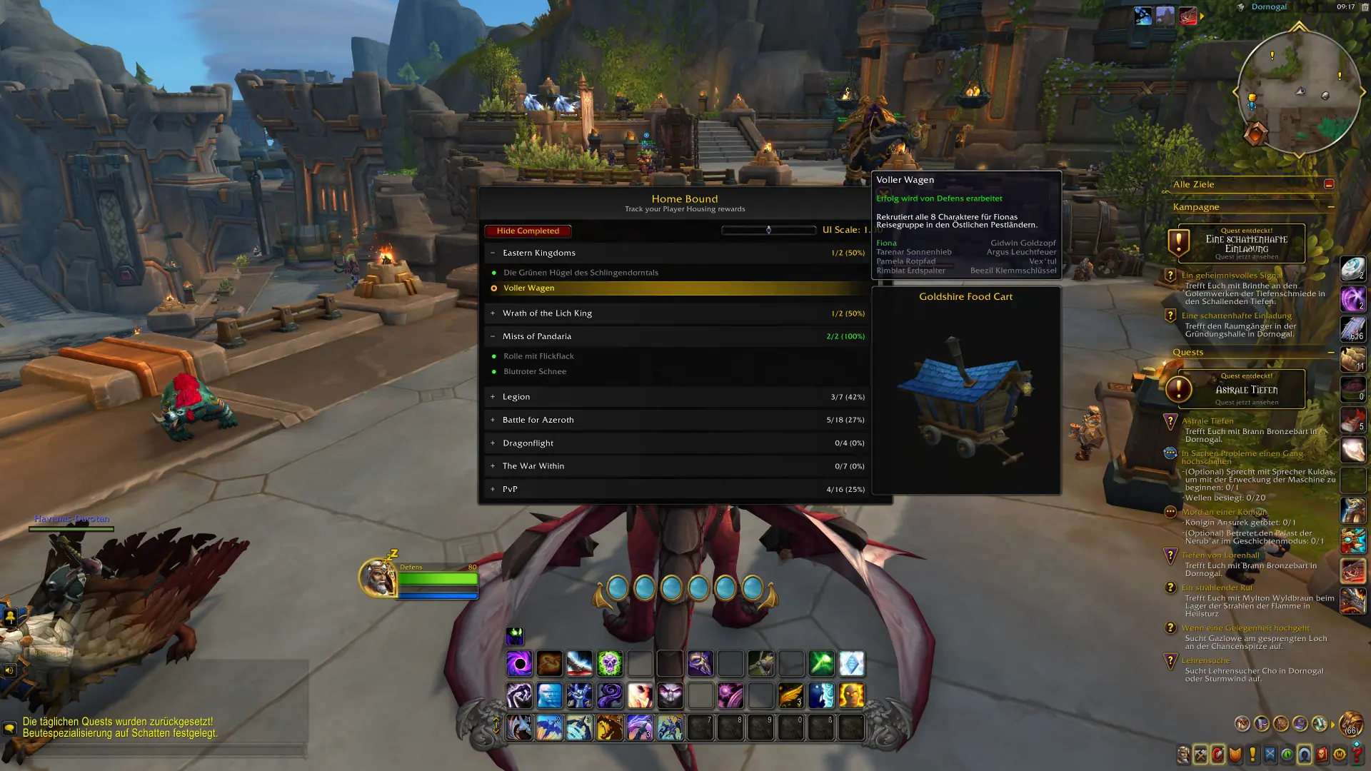 Home Bound: Housing-Dekorationen vor dem WoW Midnight Release sammeln
