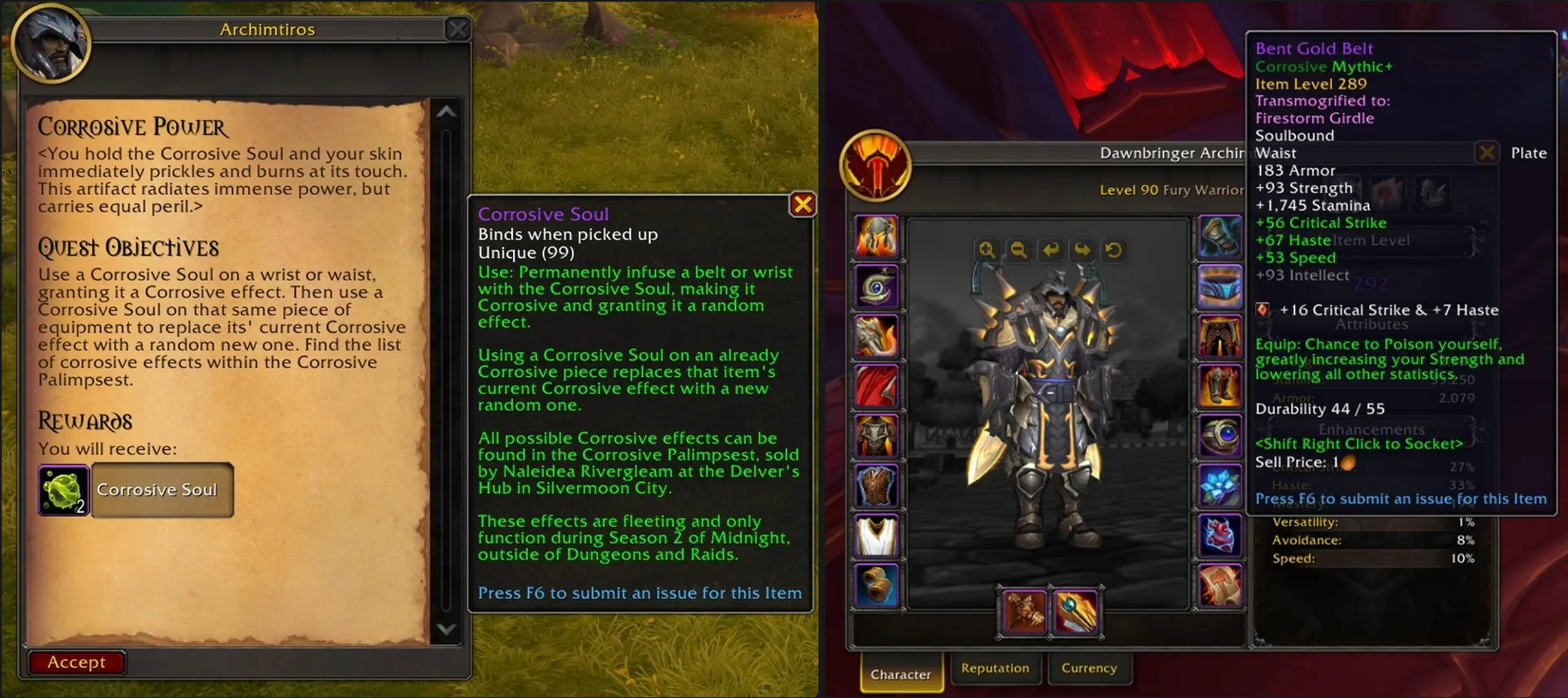 Ätzende Seele in World of Warcraft