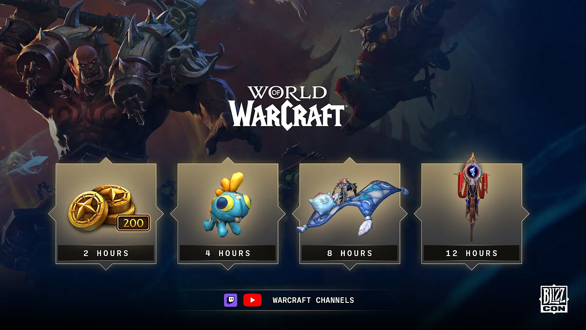 World-of-Warcraft-Belohnungen von der BlizzCon 2026